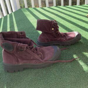 Size 6 Women's Maroon Palladium Boots